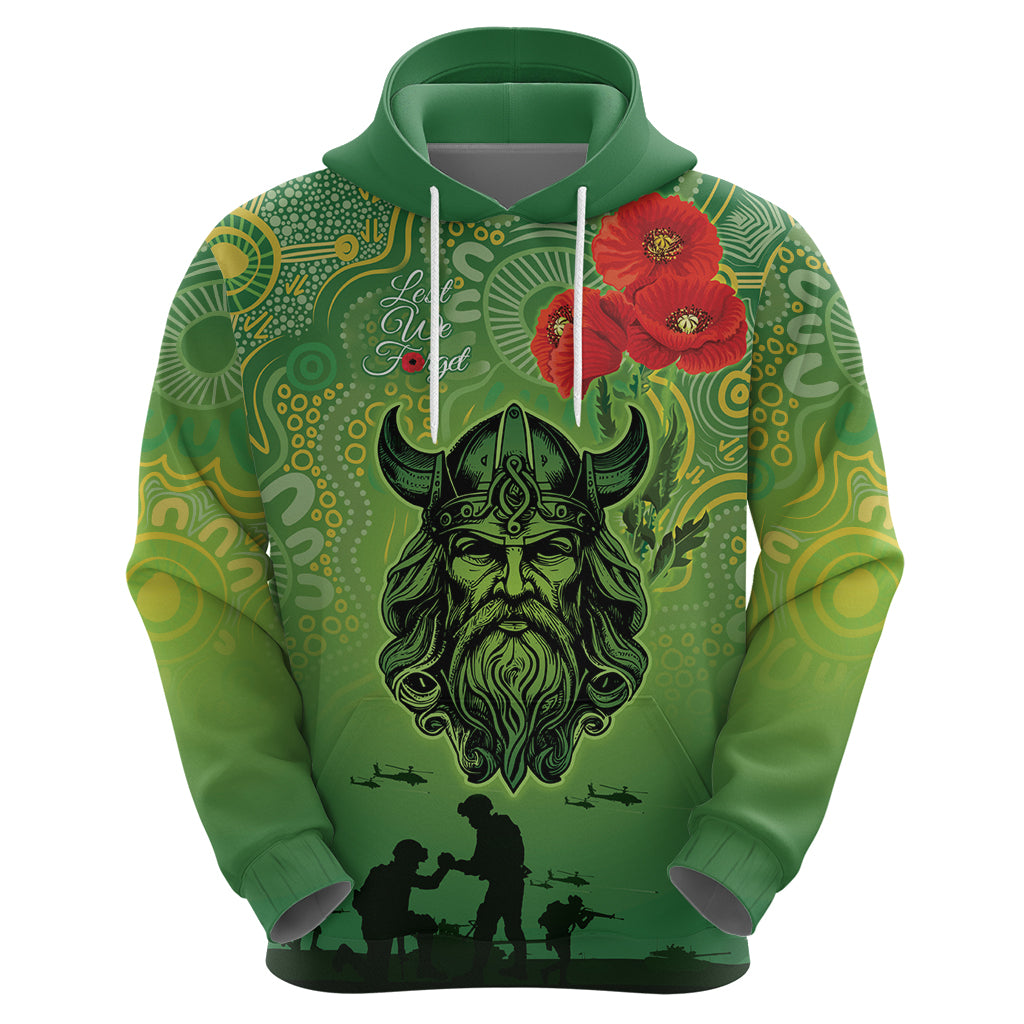 Custom Raiders Rugby ANZAC Hoodie Canberra The Military Soldiers LT9 - Vibe Hoodie Shop
