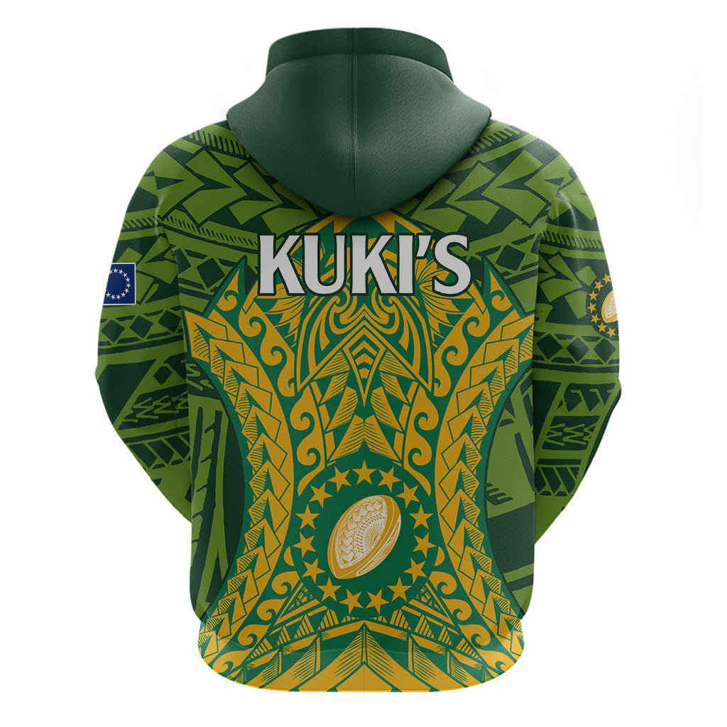 Cook Islands Rugby Hoodie Kukis Athletic Style LT9 - Vibe Hoodie Shop