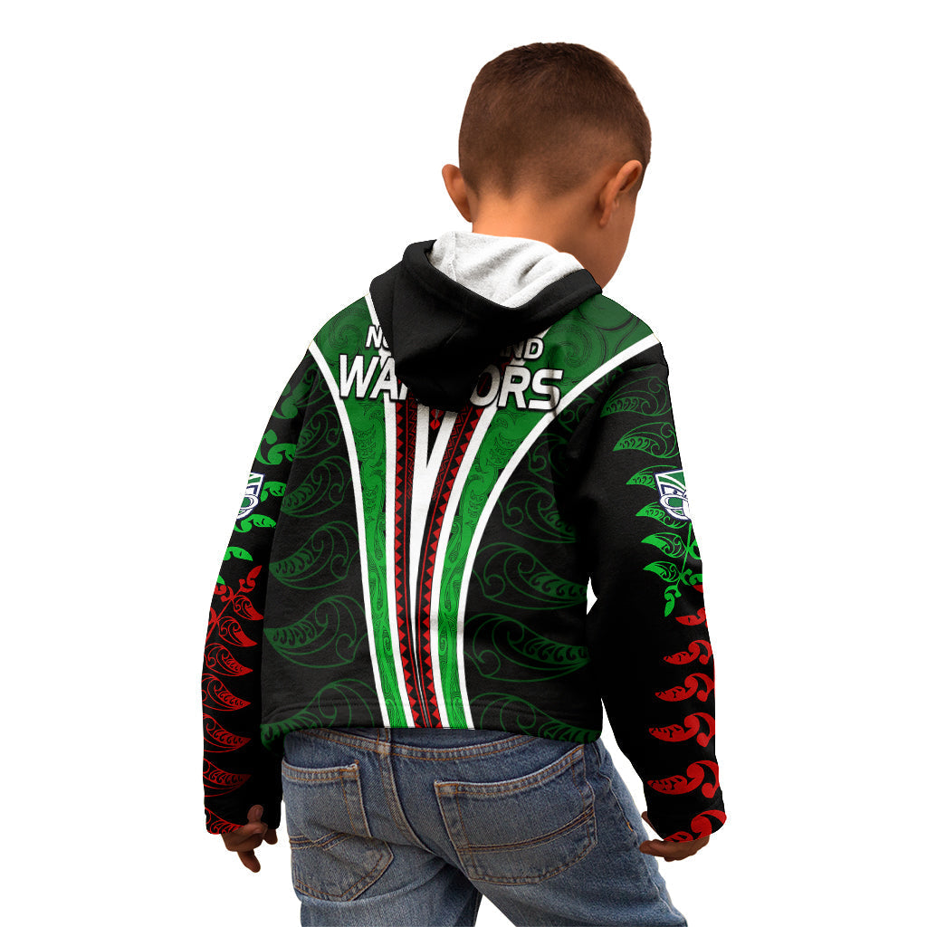 personalised-new-zealand-rugby-silver-fern-kid-hoodie-the-maori-warriors