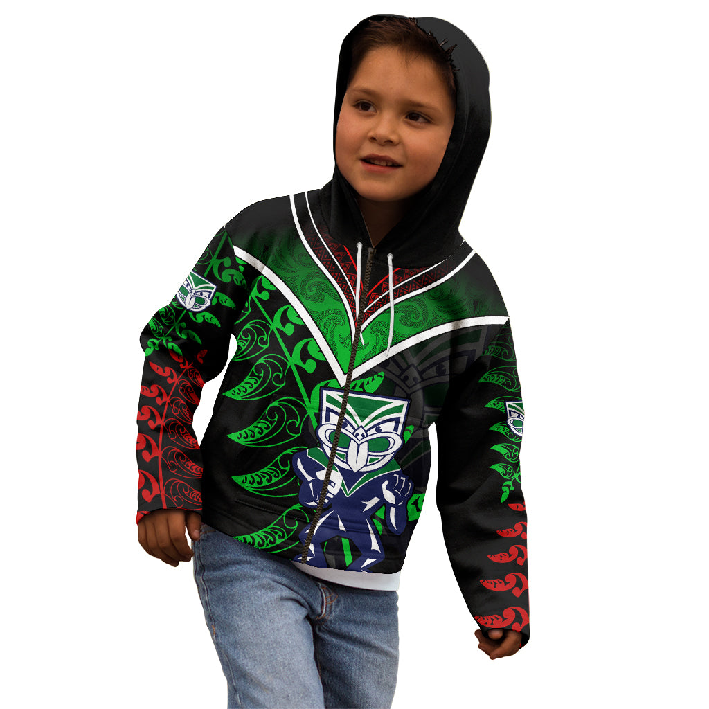 personalised-new-zealand-rugby-silver-fern-kid-hoodie-the-maori-warriors