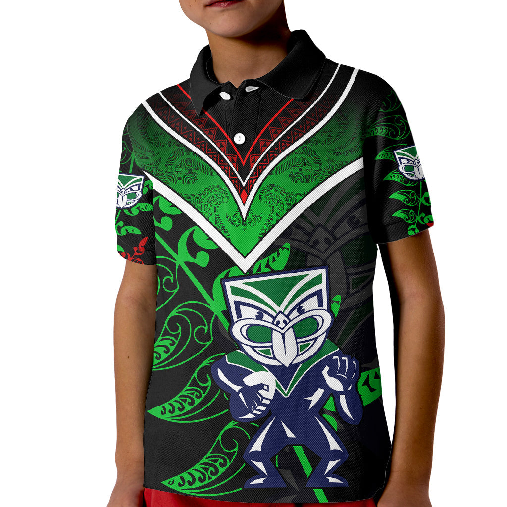 personalised-new-zealand-rugby-silver-fern-kid-polo-shirt-the-maori-warriors