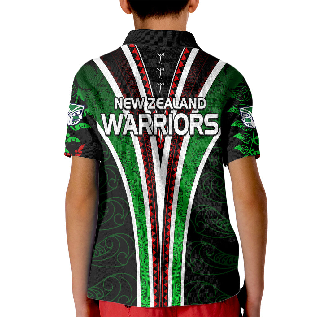 personalised-new-zealand-rugby-silver-fern-kid-polo-shirt-the-maori-warriors
