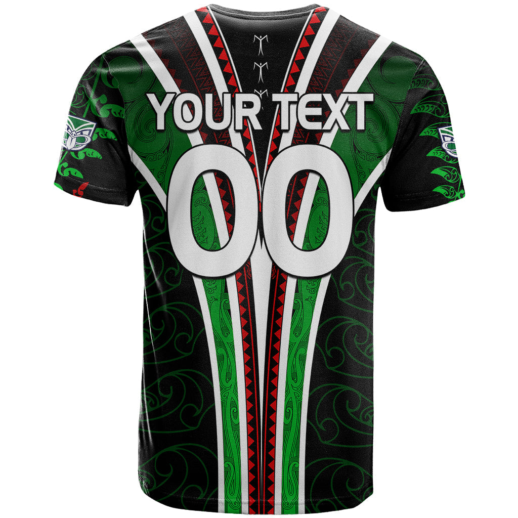 Personalised New Zealand Rugby Silver Fern T Shirt The Maori Warriors LT9