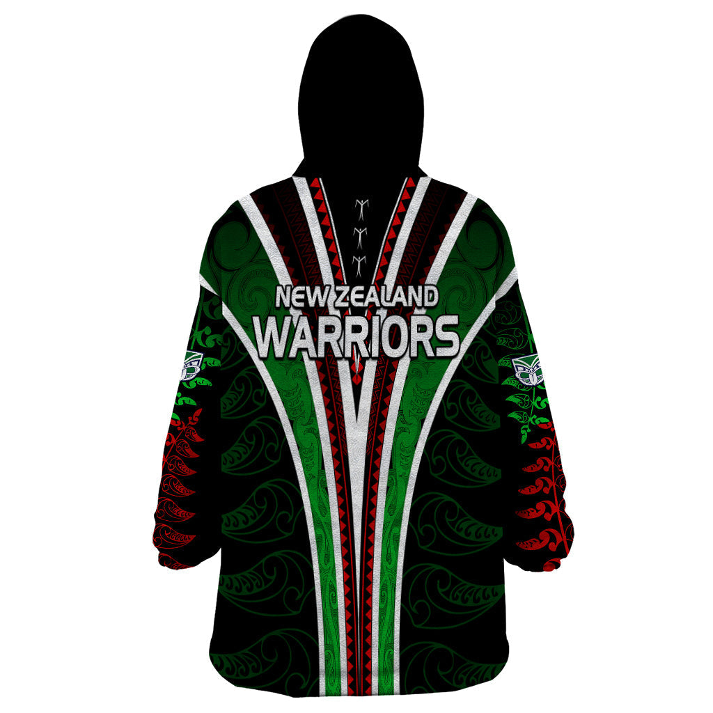 personalised-new-zealand-rugby-silver-fern-wearable-blanket-hoodie-the-maori-warriors