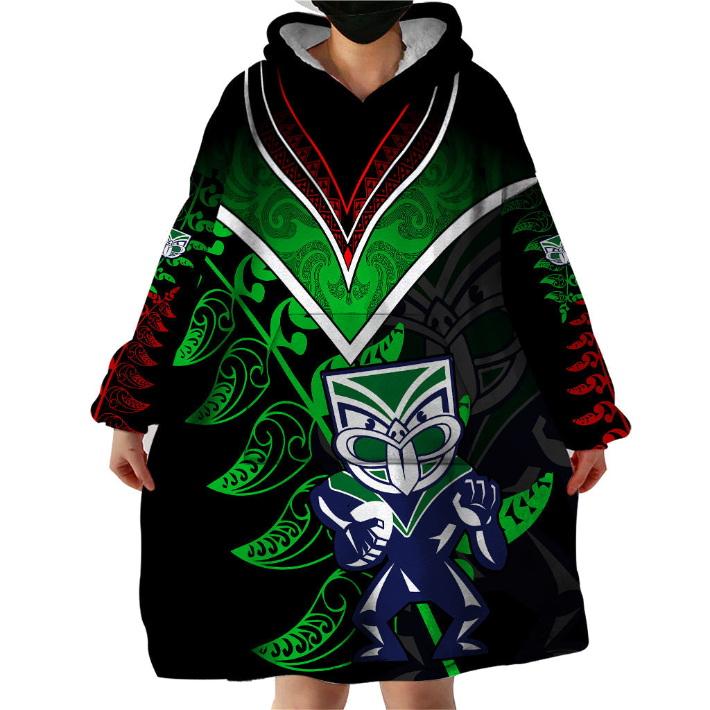 personalised-new-zealand-rugby-silver-fern-wearable-blanket-hoodie-the-maori-warriors