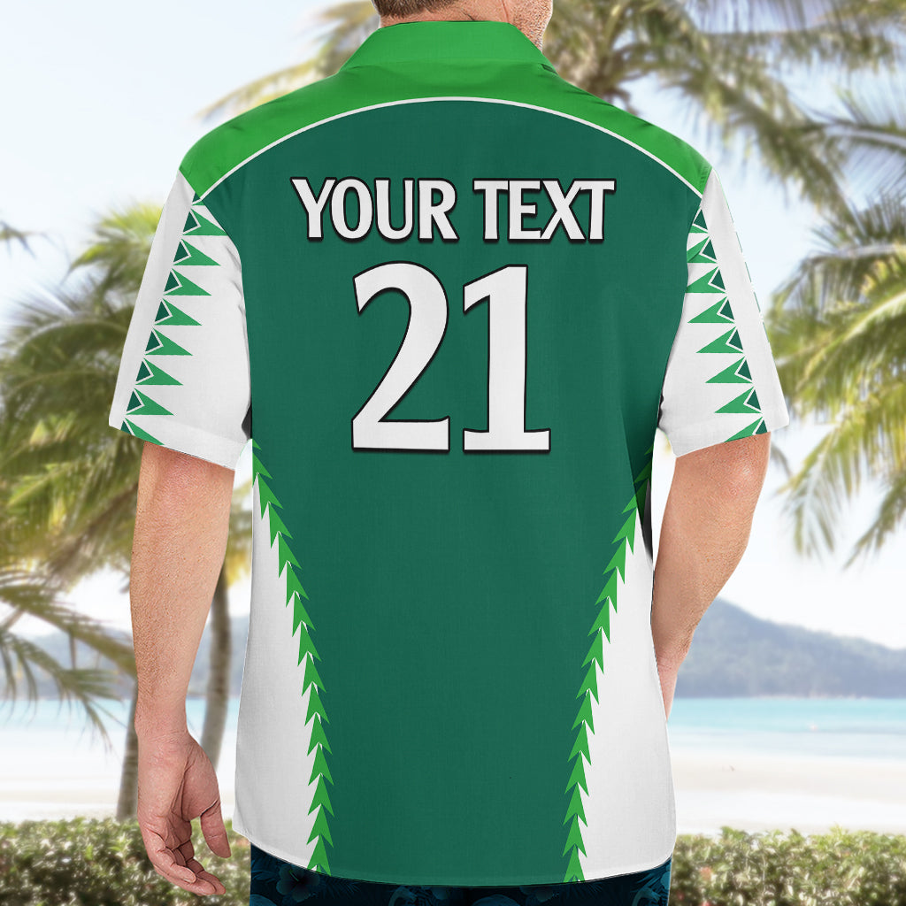 Personalised Polynesian Pride Cook Islands Rugby Hawaiian Shirt No1 - Vibe Hoodie Shop