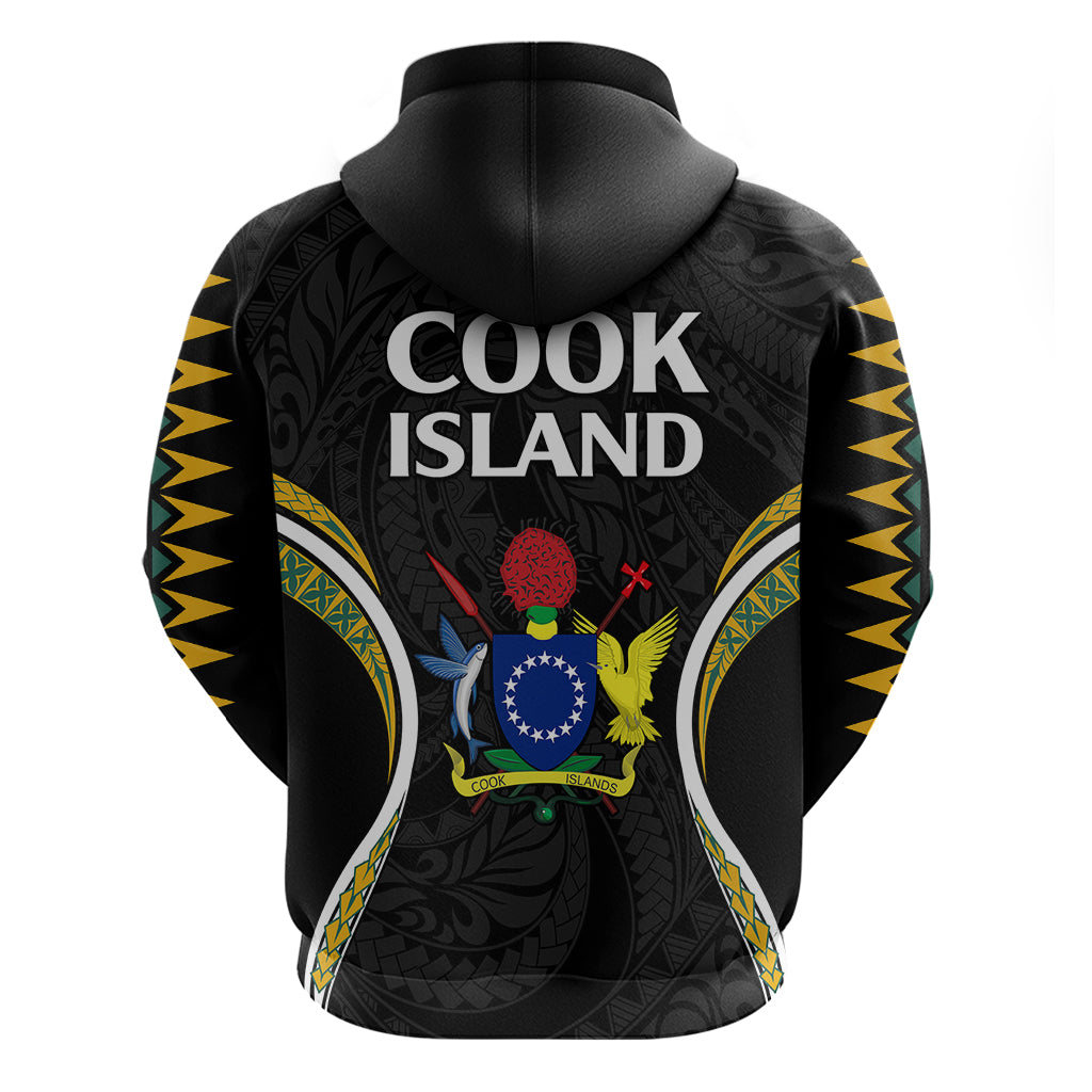 Polynesian Pride Cook Islands Hoodie Tribal Wave Style LT9 - Vibe Hoodie Shop