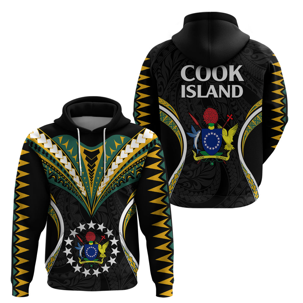 Polynesian Pride Cook Islands Hoodie Tribal Wave Style LT9 - Vibe Hoodie Shop