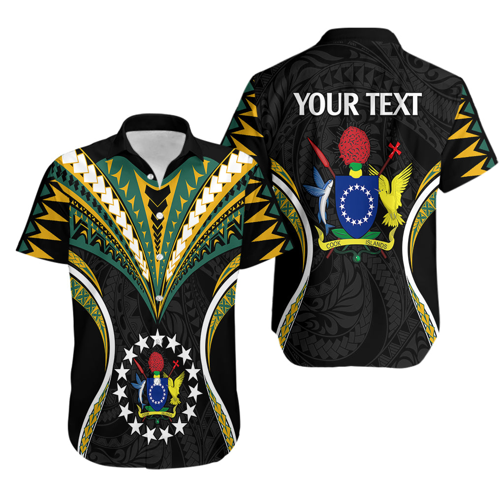 Personalised Polynesian Pride Cook Islands Hawaiian Shirt Tribal Wave Style - Vibe Hoodie Shop