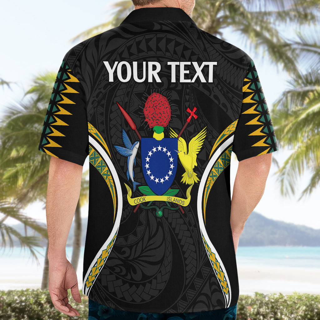 Personalised Polynesian Pride Cook Islands Hawaiian Shirt Tribal Wave Style - Vibe Hoodie Shop