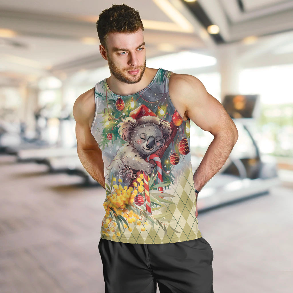 Have A Koala-ty Christmas in July Men Tank Top - Vibe Hoodie Shop