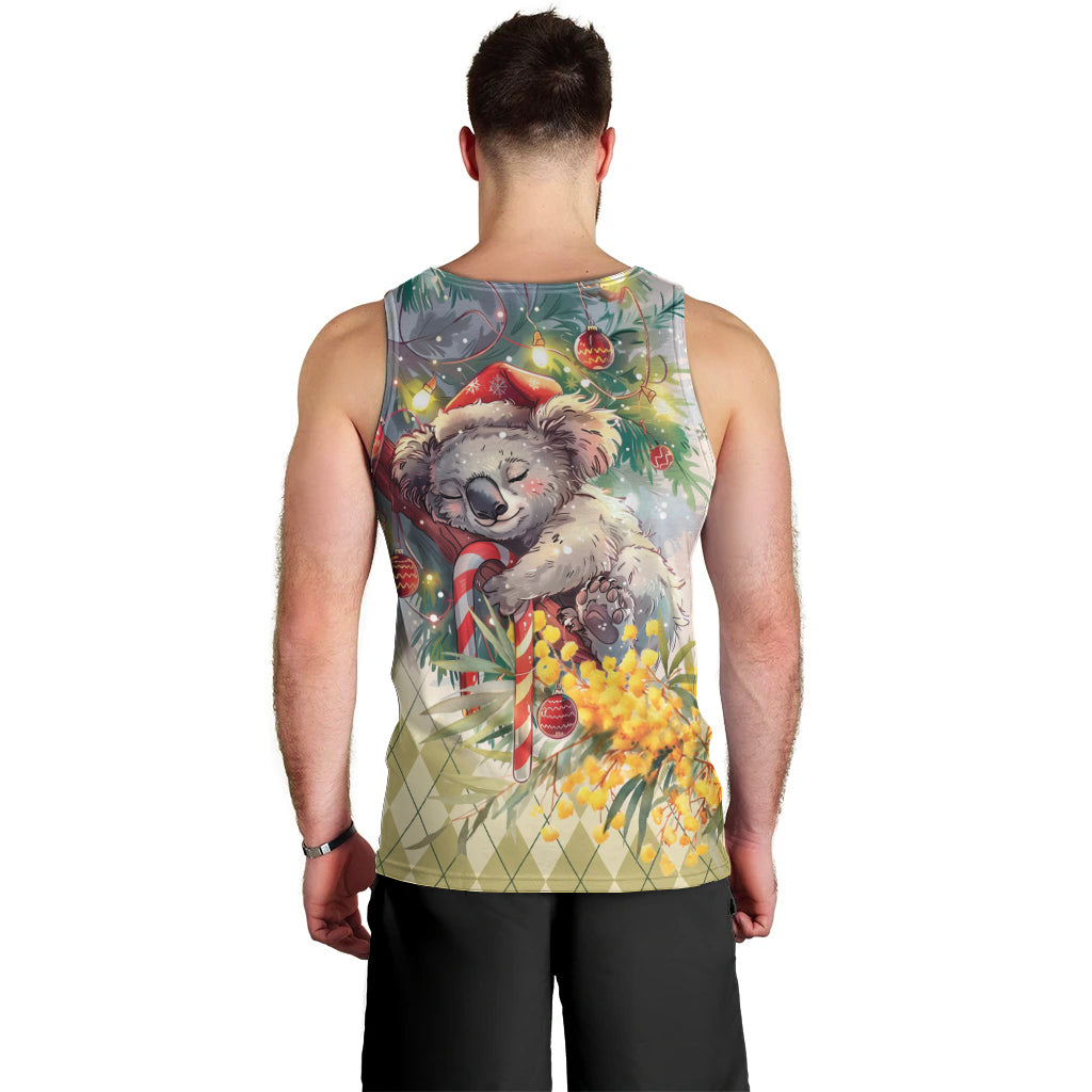 Have A Koala-ty Christmas in July Men Tank Top - Vibe Hoodie Shop