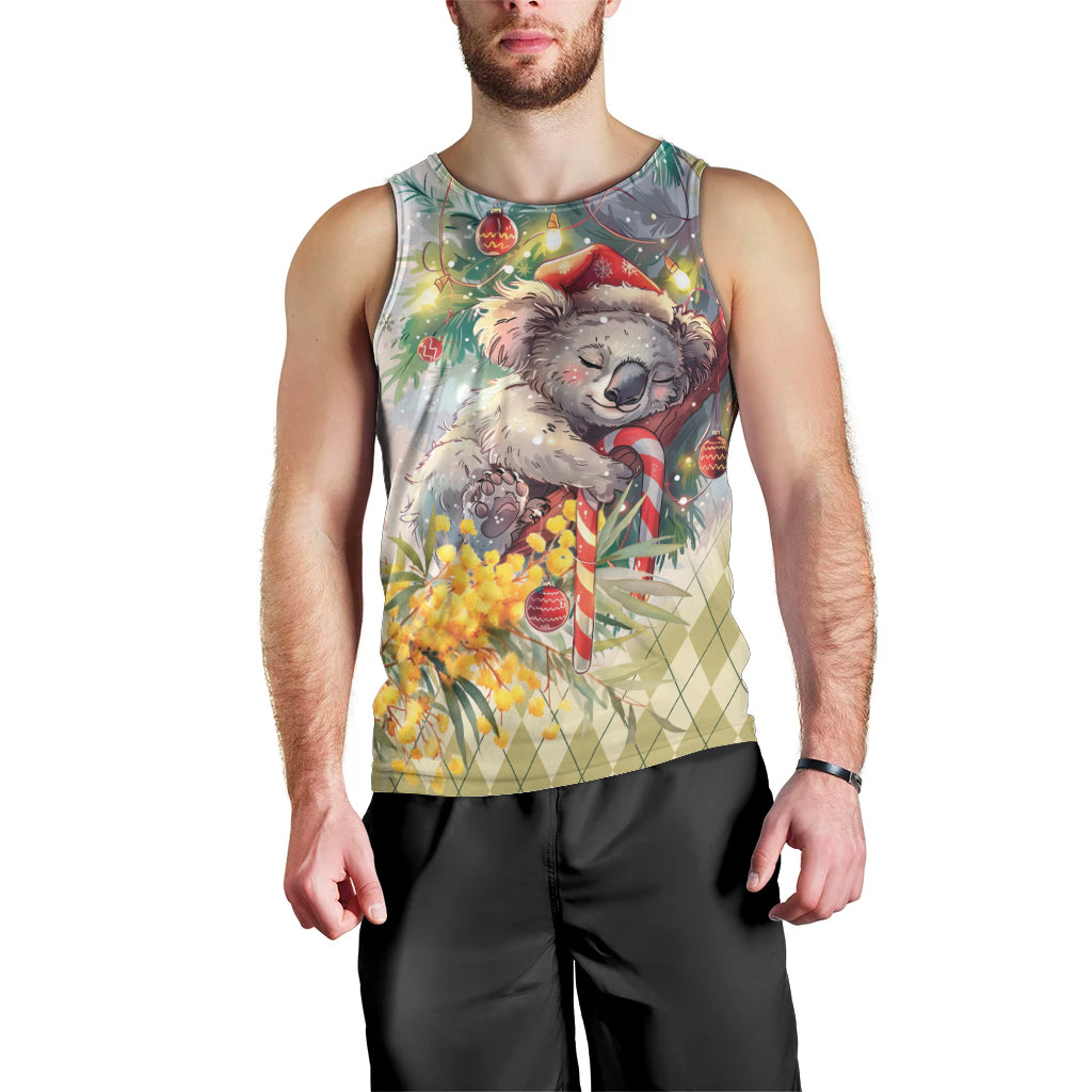 Have A Koala-ty Christmas in July Men Tank Top - Vibe Hoodie Shop