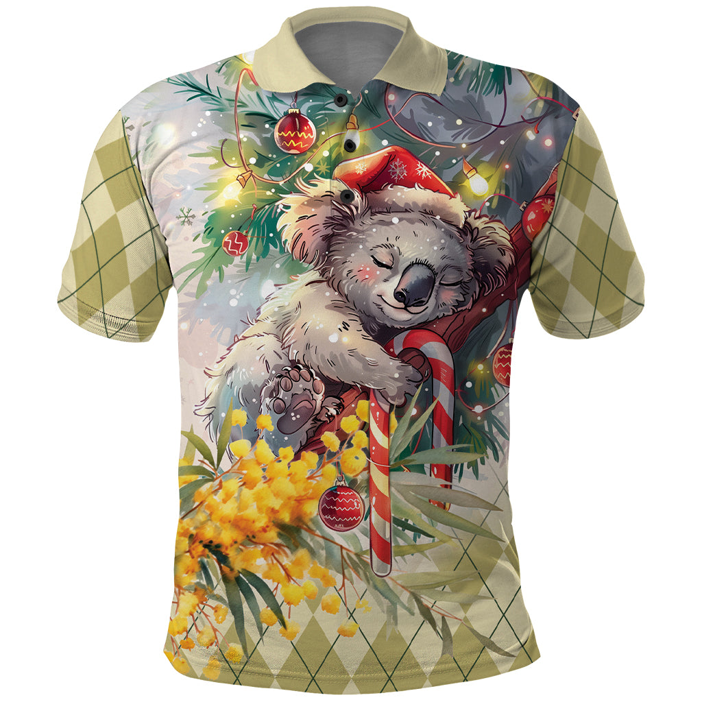 Have A Koala-ty Christmas in July Polo Shirt LT9 - Vibe Hoodie Shop