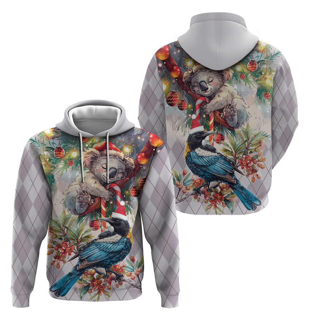 Koala and Tui Bird Christmas in July Hoodie LT9 - Vibe Hoodie Shop