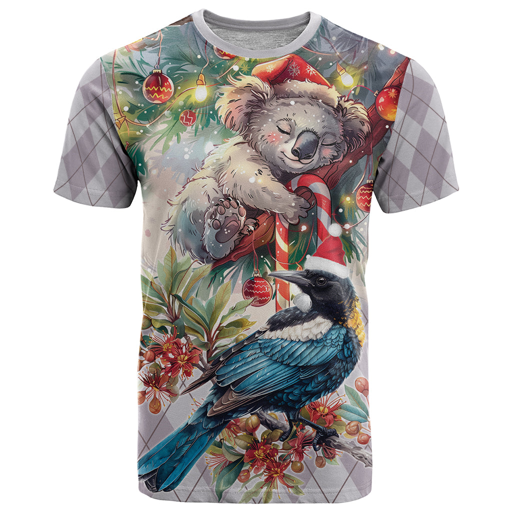 Koala and Tui Bird Christmas in July T Shirt LT9 - Vibe Hoodie Shop