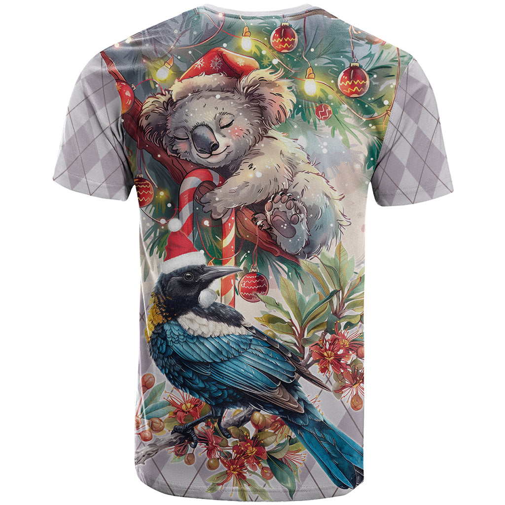 Koala and Tui Bird Christmas in July T Shirt LT9 - Vibe Hoodie Shop