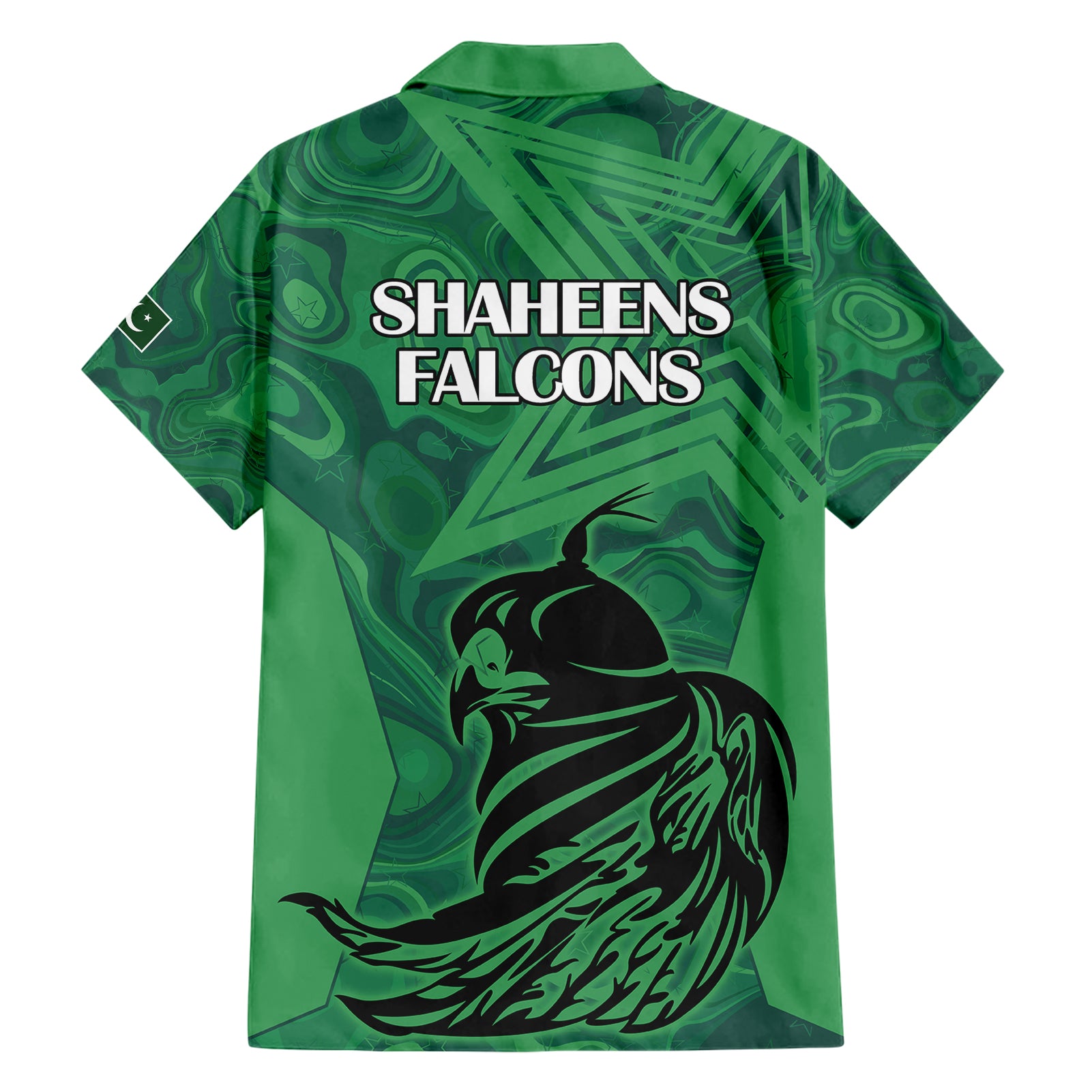 Pakistan Cricket Hawaiian Shirt Go Falcon World Cup 2023 Sporty Style - Vibe Hoodie Shop