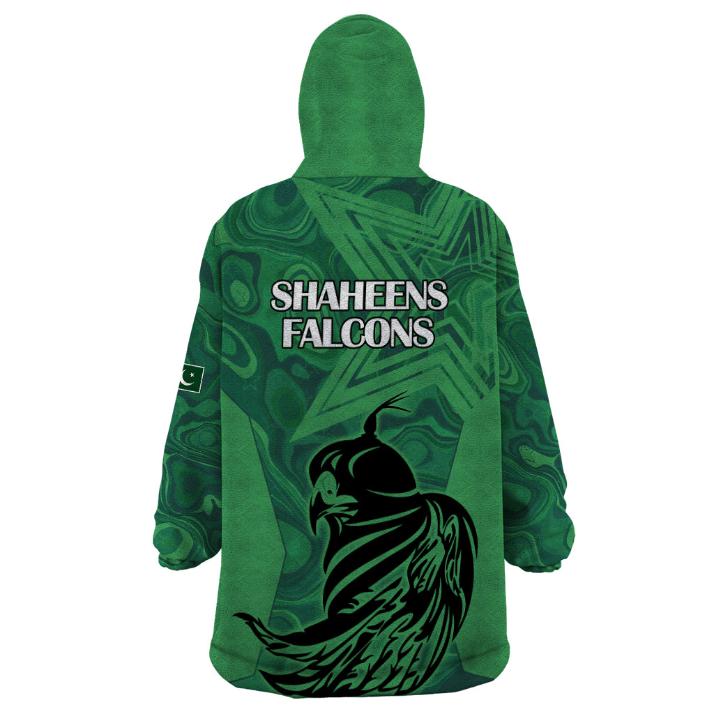 Pakistan Cricket Wearable Blanket Hoodie Go Falcon World Cup 2023 Sporty Style - Vibe Hoodie Shop