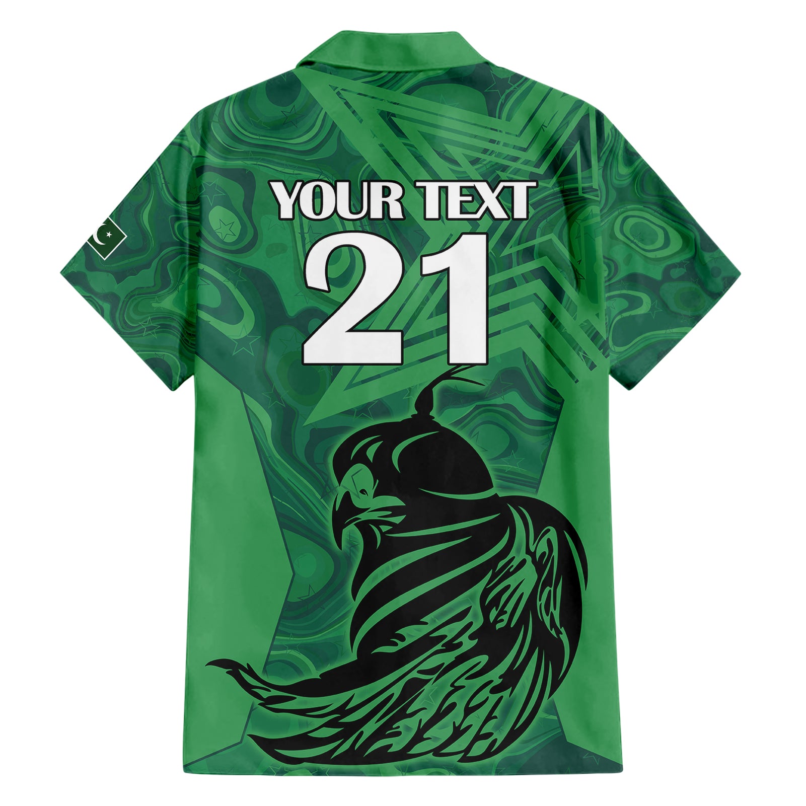 Custom Pakistan Cricket Hawaiian Shirt Go Falcon World Cup 2023 Sporty Style - Vibe Hoodie Shop