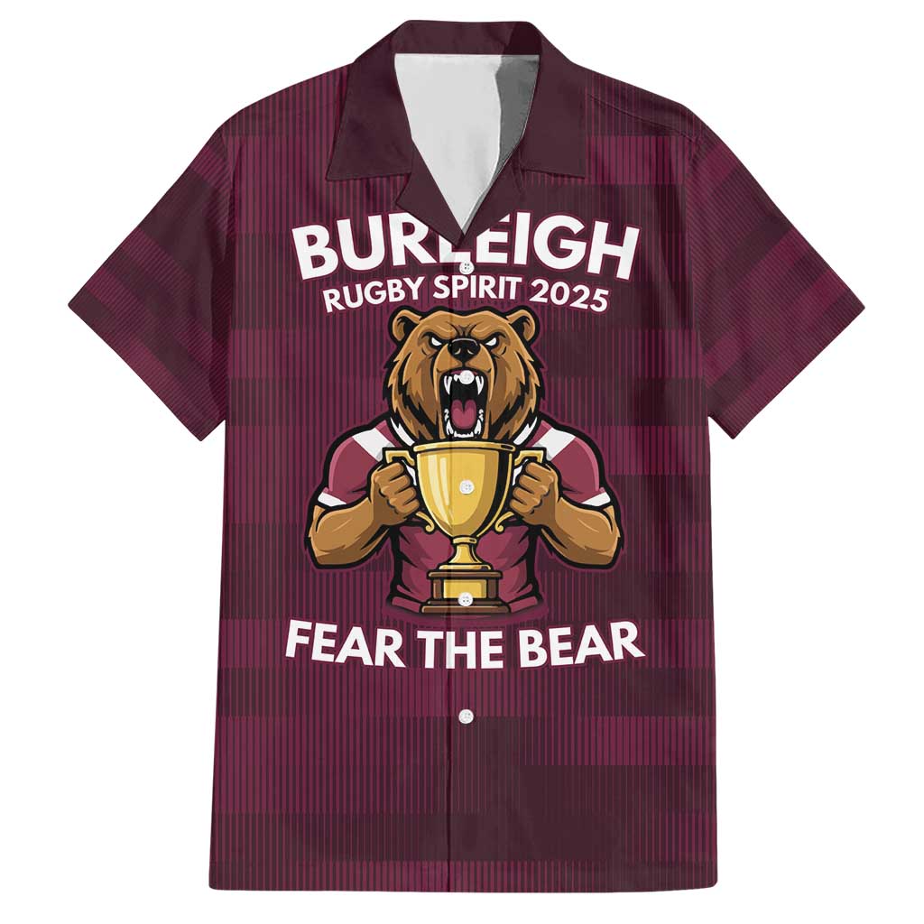 Pride of Burleigh Rugby Spirit Custom Hawaiian Shirt Queensland Grand Final Edition 2025 - Vibe Hoodie