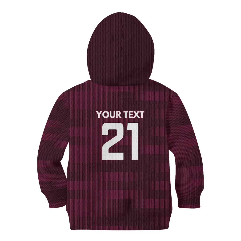 Pride of Burleigh Rugby Spirit Custom Kid Hoodie Queensland Grand Final Edition 2025 - Vibe Hoodie