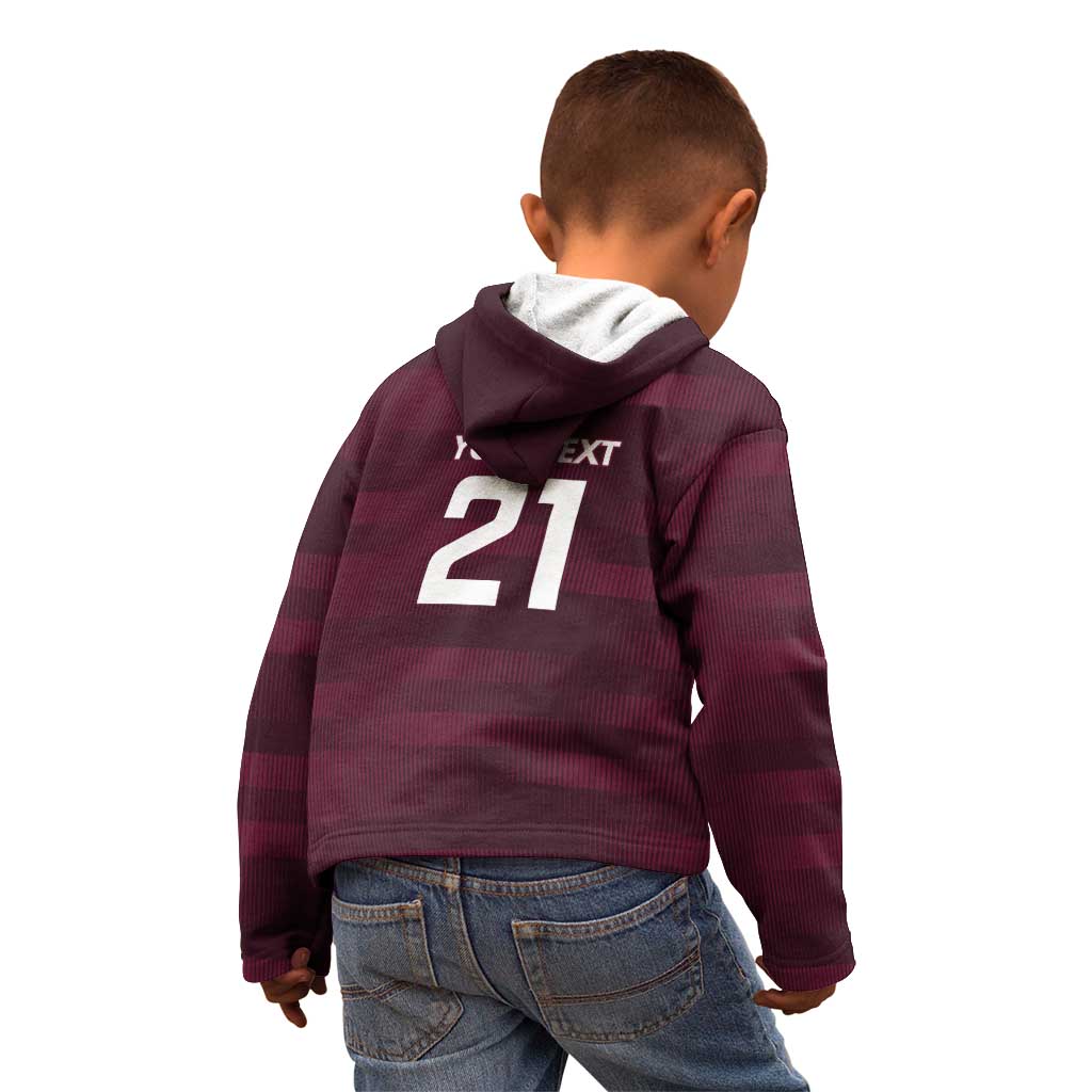 Pride of Burleigh Rugby Spirit Custom Kid Hoodie Queensland Grand Final Edition 2025 - Vibe Hoodie