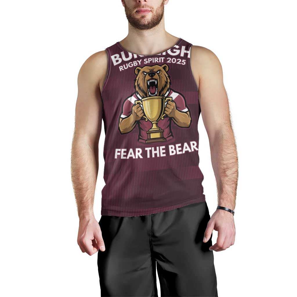 Pride of Burleigh Rugby Spirit Custom Men Tank Top Queensland Grand Final Edition 2025 - Vibe Hoodie