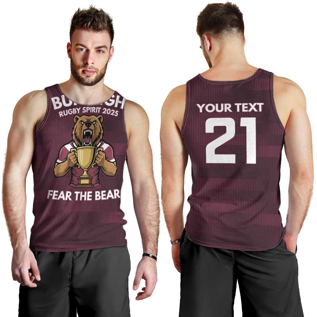 Pride of Burleigh Rugby Spirit Custom Men Tank Top Queensland Grand Final Edition 2025 - Vibe Hoodie