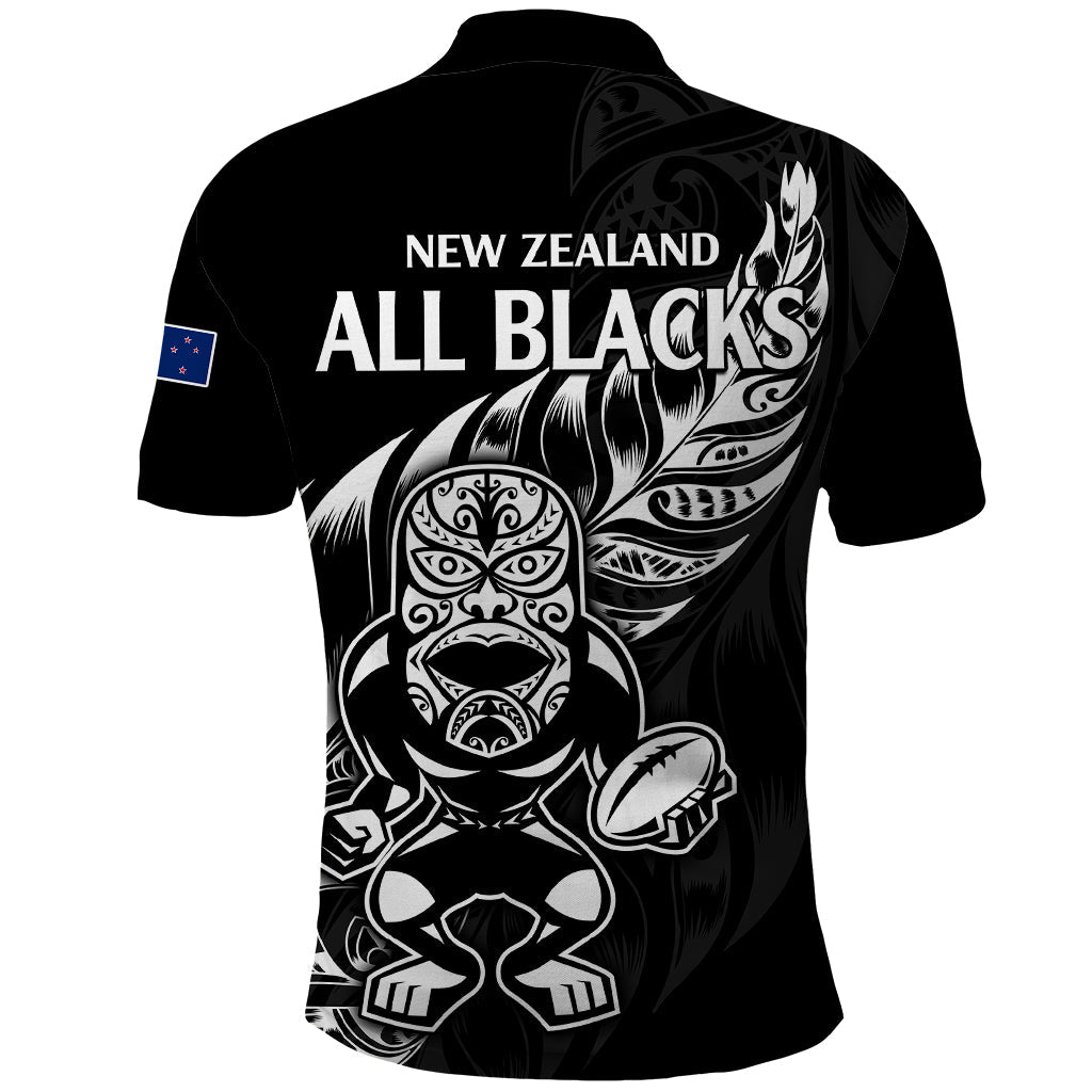 New Zealand All Black Rugby Polo Shirt LT9 - Vibe Hoodie Shop