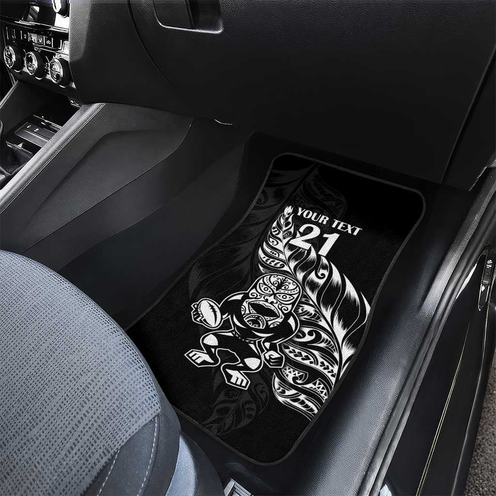New Zealand Rugby Custom Car Mats Opango All Black Fern