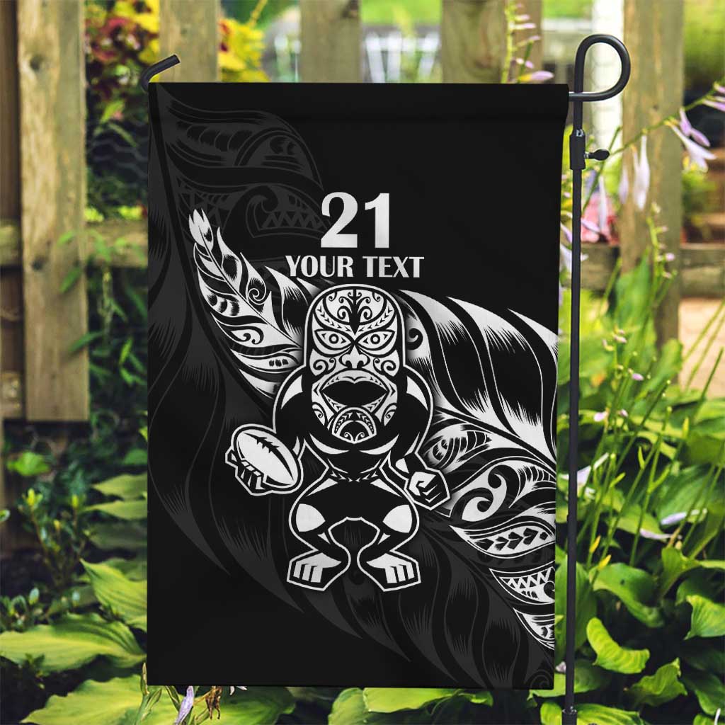 New Zealand Rugby Custom Garden Flag Opango All Black Fern - Vibe Hoodie Shop