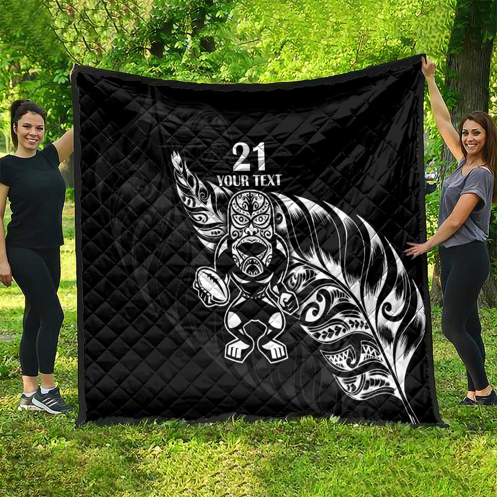 New Zealand Rugby Custom Quilt Opango All Black Fern - Vibe Hoodie Shop