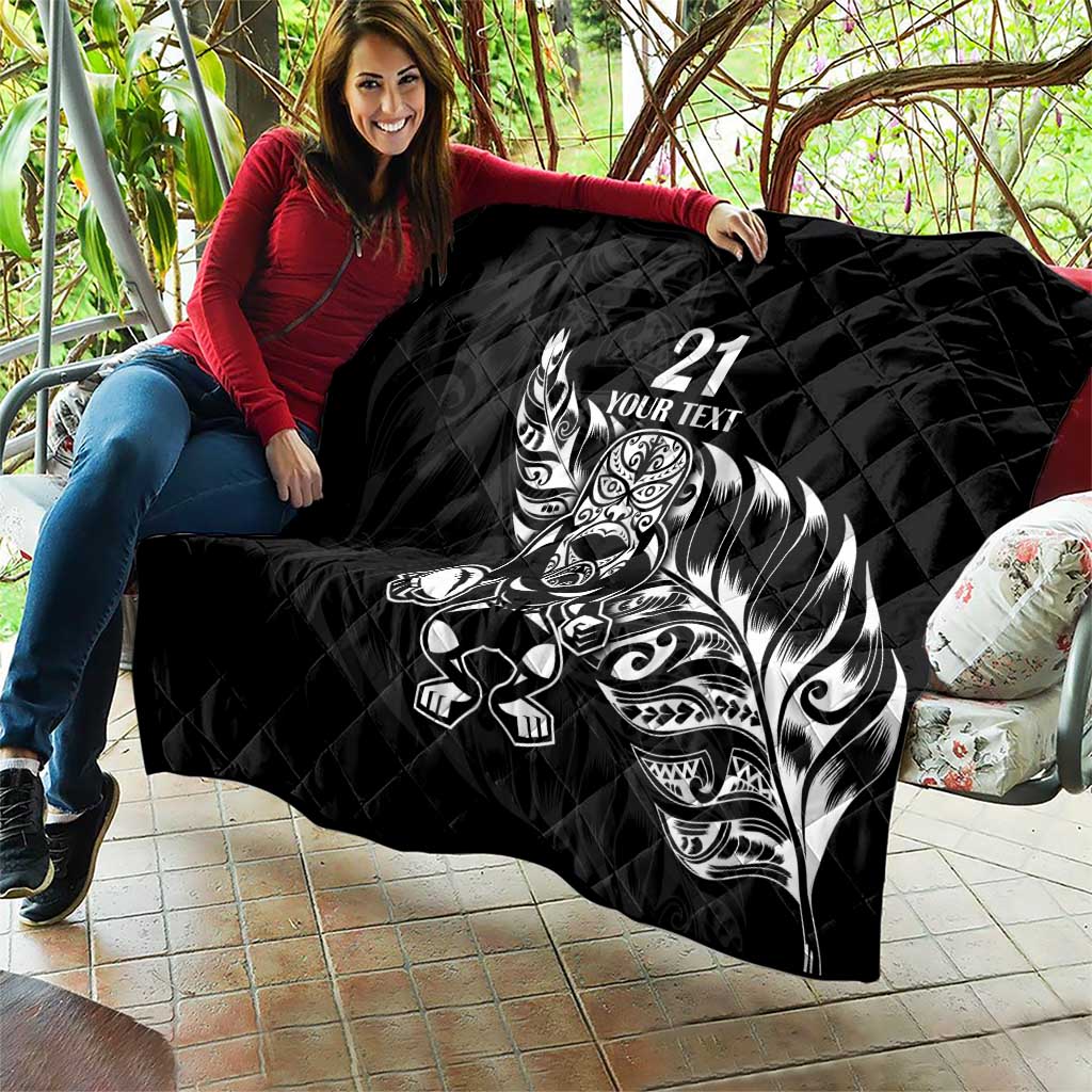 New Zealand Rugby Custom Quilt Opango All Black Fern - Vibe Hoodie Shop