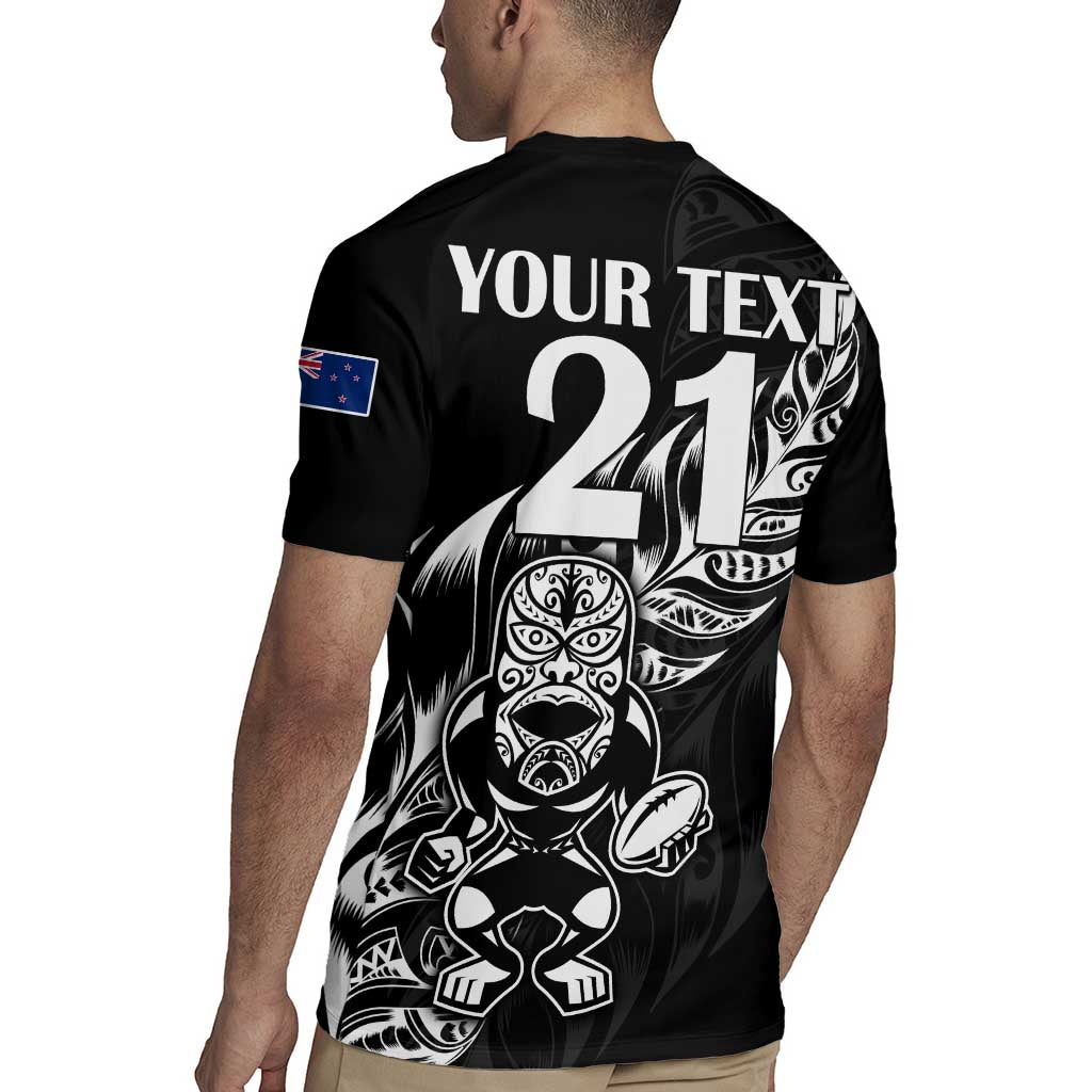New Zealand Rugby Custom Rugby Jersey Opango All Black Fern