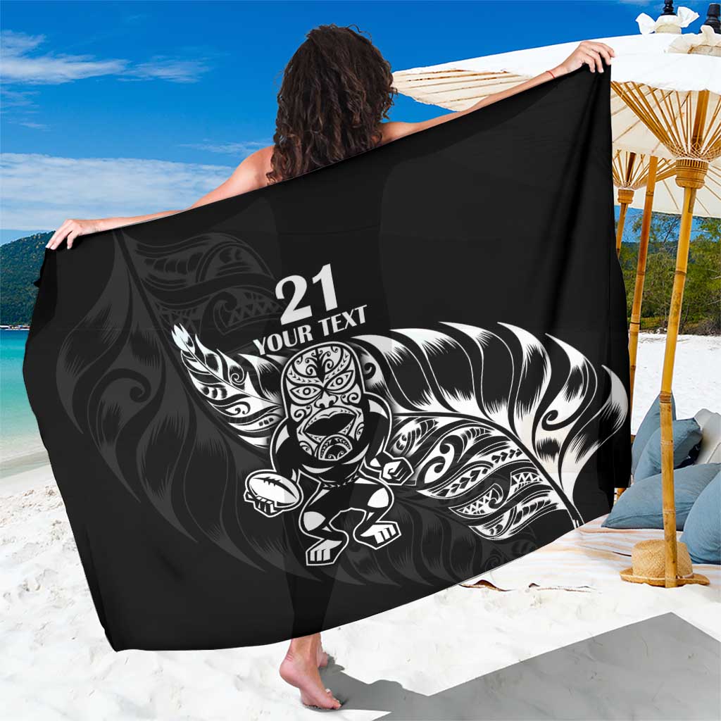 New Zealand Rugby Custom Sarong Opango All Black Fern - Vibe Hoodie Shop