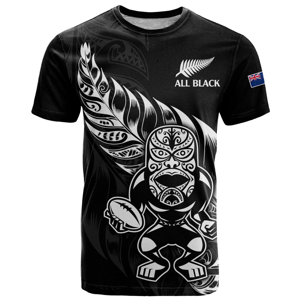 (Custom Text And Number) New Zealand All Black Rugby T Shirt LT9 - Vibe Hoodie Shop