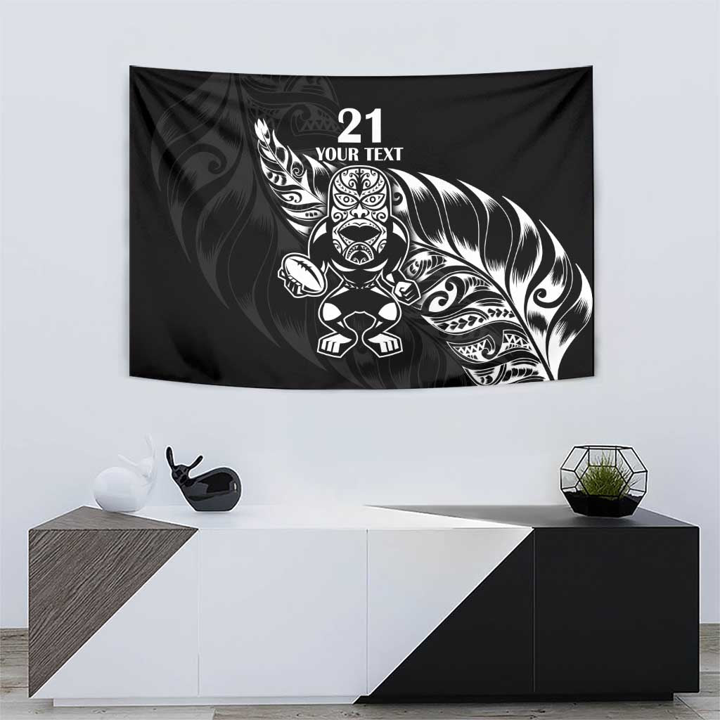 New Zealand Rugby Custom Tapestry Opango All Black Fern - Vibe Hoodie Shop