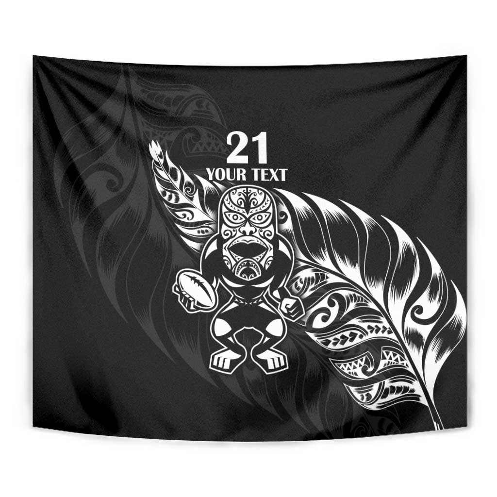 New Zealand Rugby Custom Tapestry Opango All Black Fern - Vibe Hoodie Shop