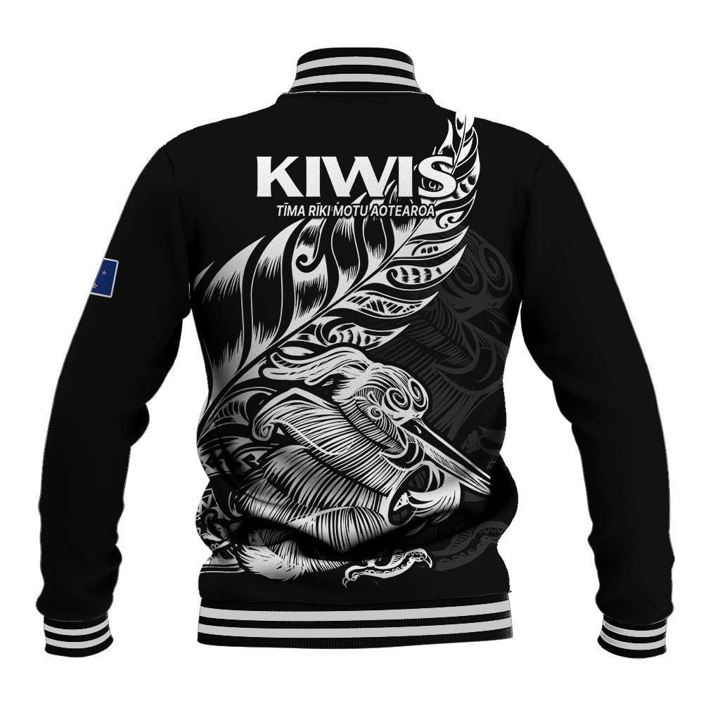 New Zealand Kiwi Rugby Baseball Jacket - Vibe Hoodie Shop