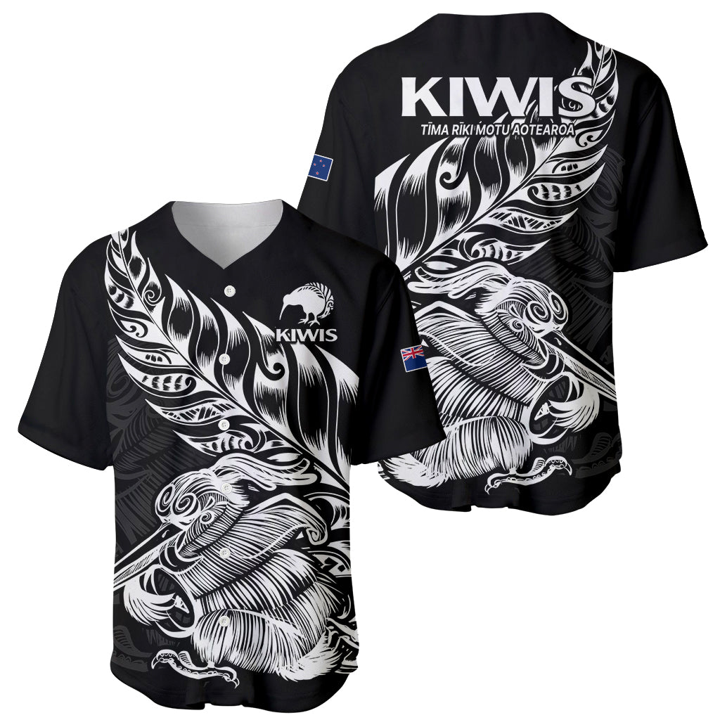New Zealand Kiwi Rugby Baseball Jersey - Vibe Hoodie Shop