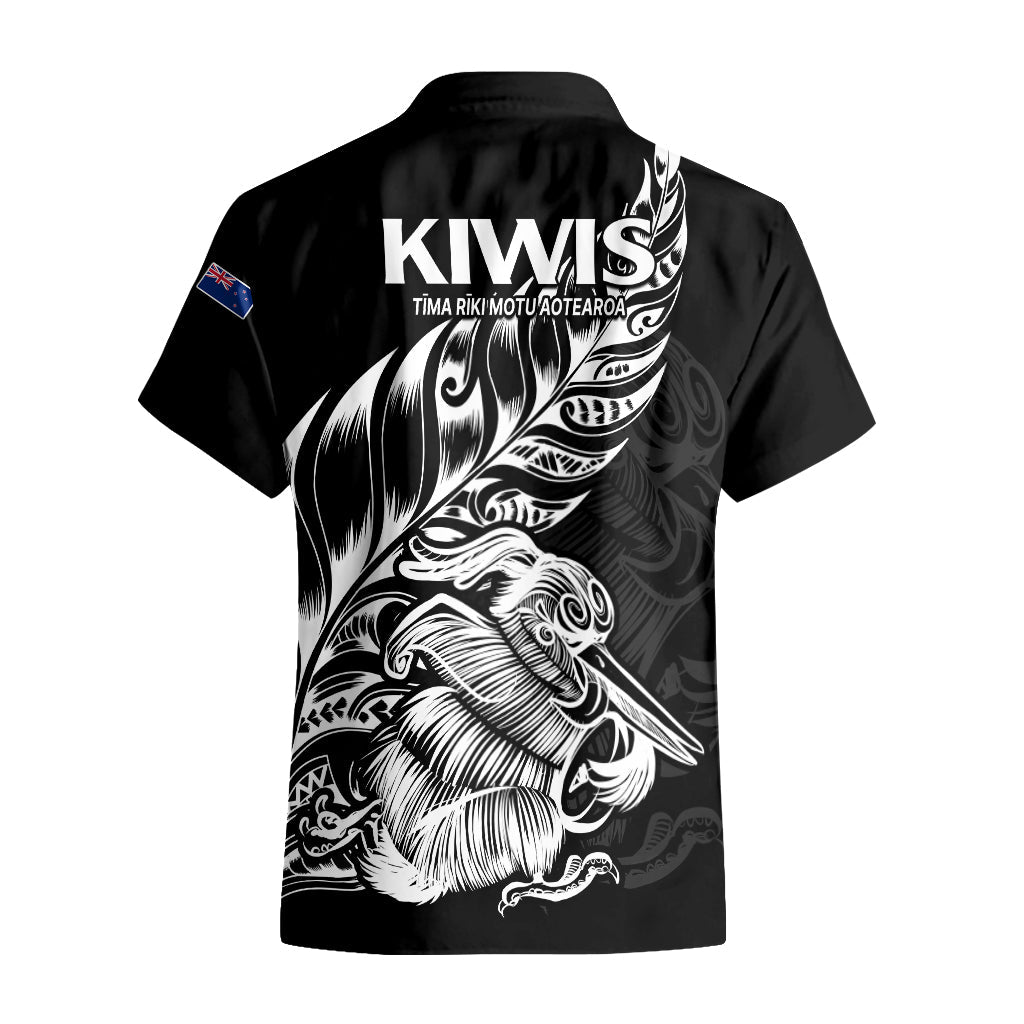 New Zealand Kiwi Rugby Hawaiian Shirt - Vibe Hoodie Shop