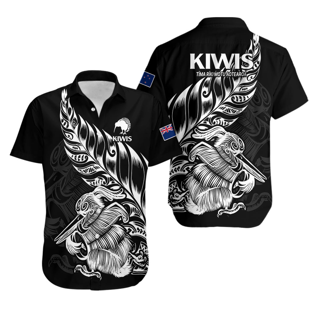 New Zealand Kiwi Rugby Hawaiian Shirt - Vibe Hoodie Shop