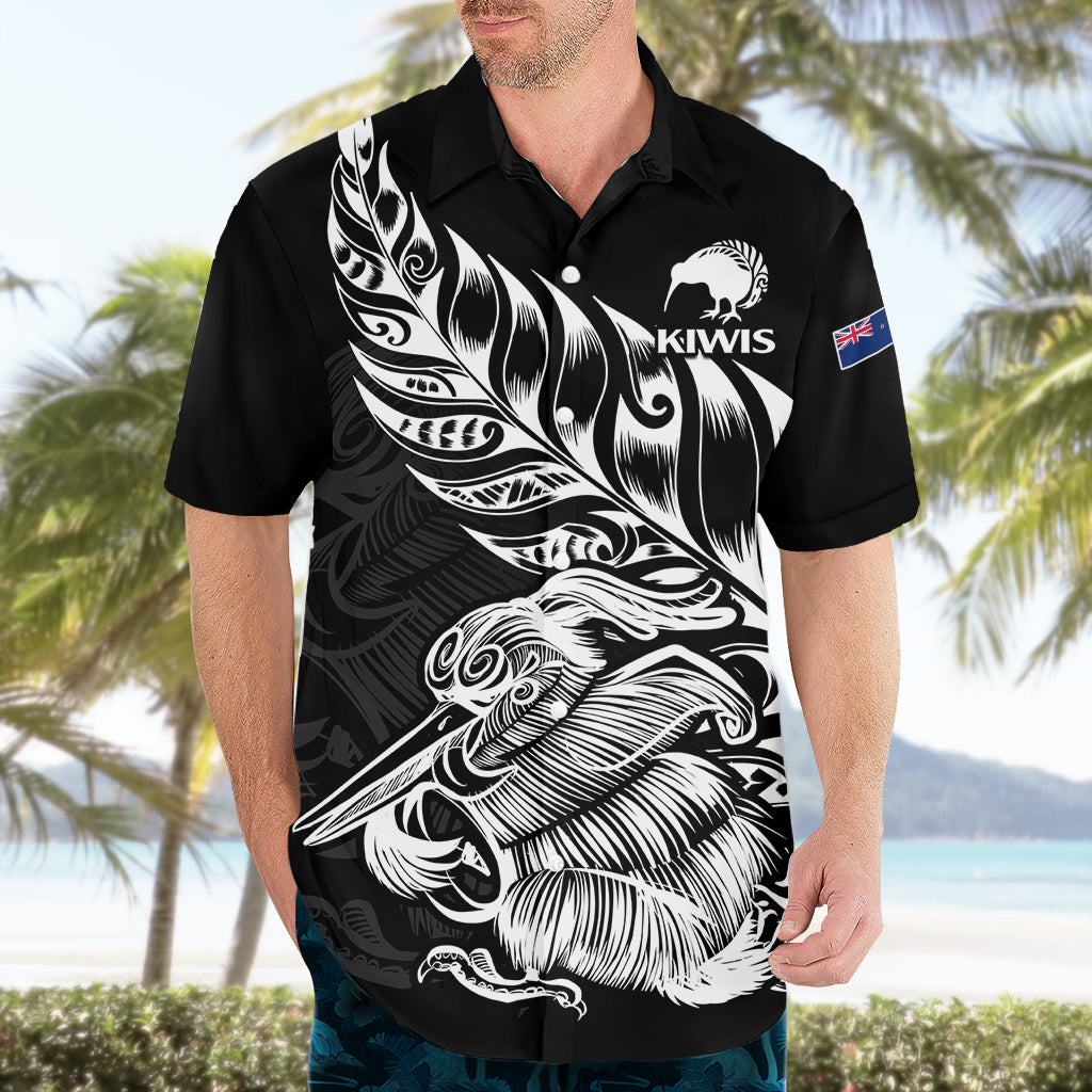 New Zealand Kiwi Rugby Hawaiian Shirt - Vibe Hoodie Shop