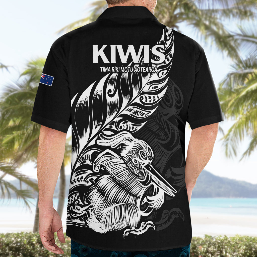 New Zealand Kiwi Rugby Hawaiian Shirt - Vibe Hoodie Shop