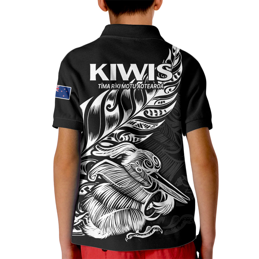 New Zealand Kiwi Rugby Kid Polo Shirt - Vibe Hoodie Shop
