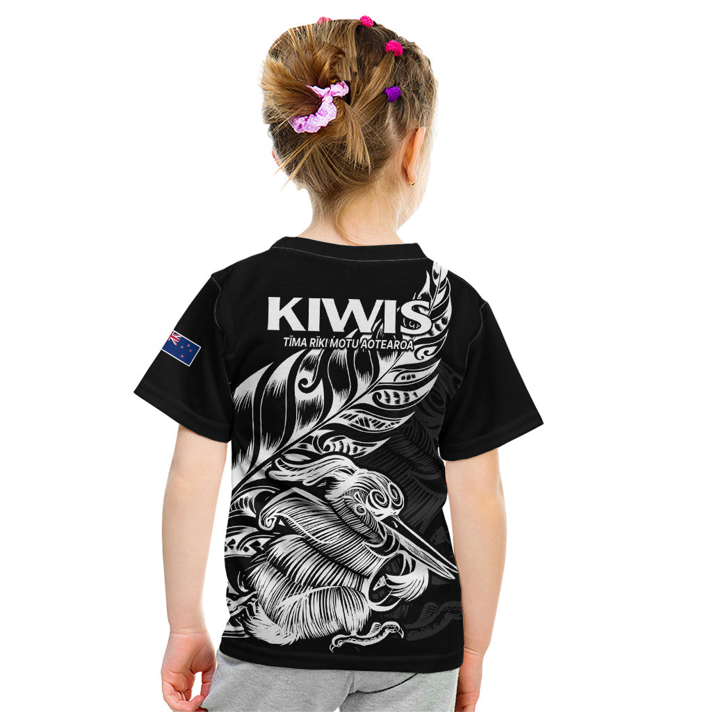 New Zealand Kiwi Rugby Kid T Shirt - Vibe Hoodie Shop
