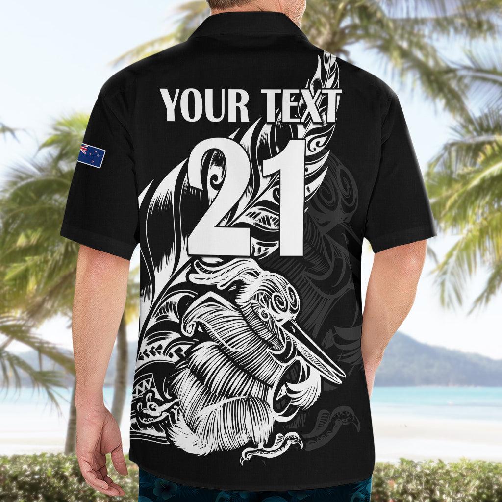 (Custom Text And Number) New Zealand Kiwi Rugby Hawaiian Shirt - Vibe Hoodie Shop