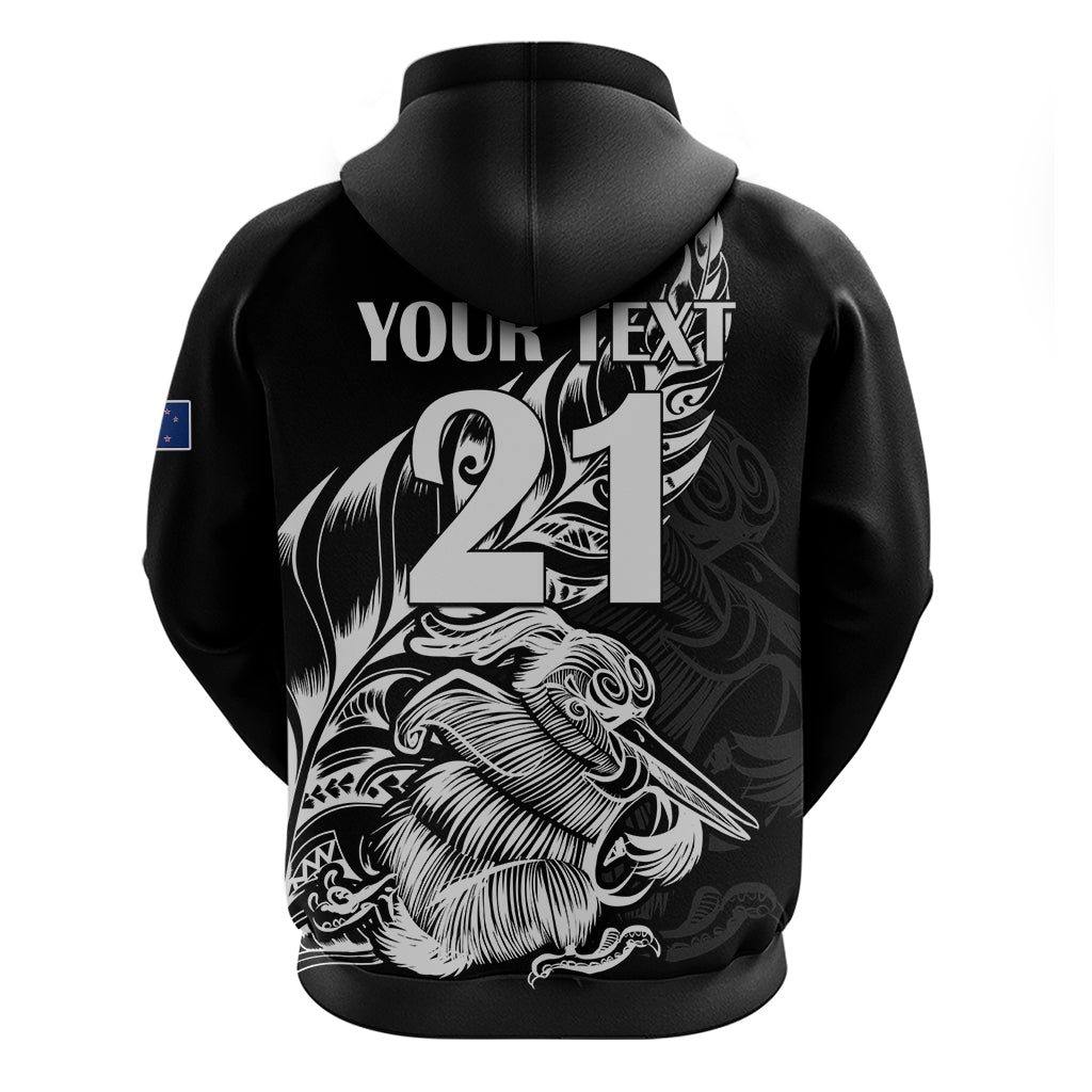 (Custom Text And Number) New Zealand Kiwi Rugby Hoodie LT9 - Vibe Hoodie Shop