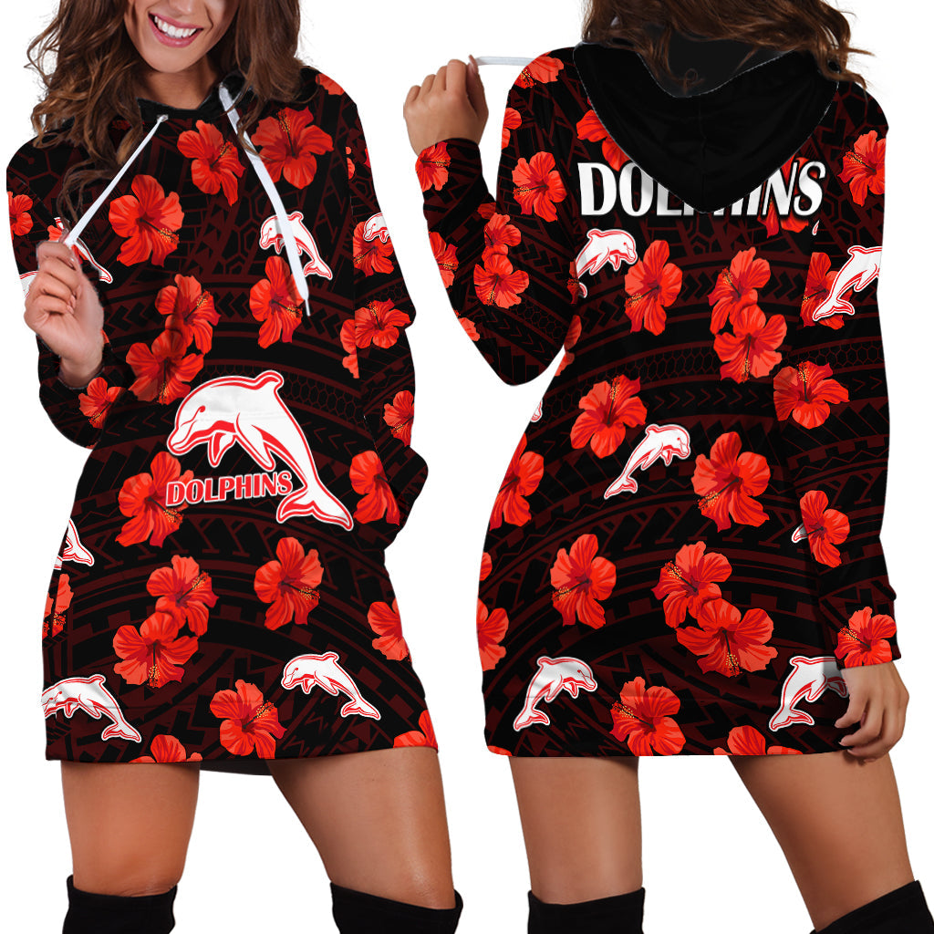 dolphins-rugby-hoodie-dress-polynesian-style-with-hibiscus